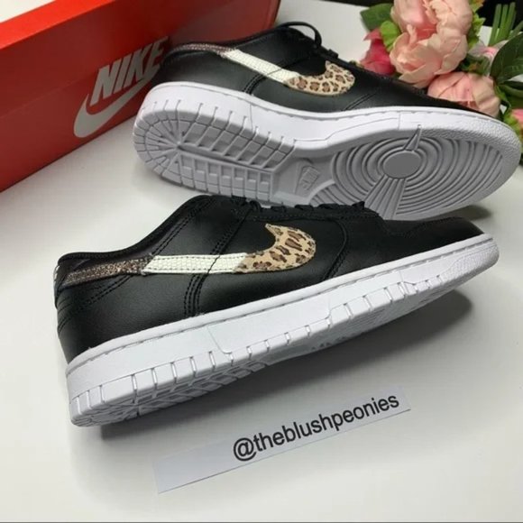 Nike Dunk Low Animal Swoosh Black NWT - Picture 8 of 10